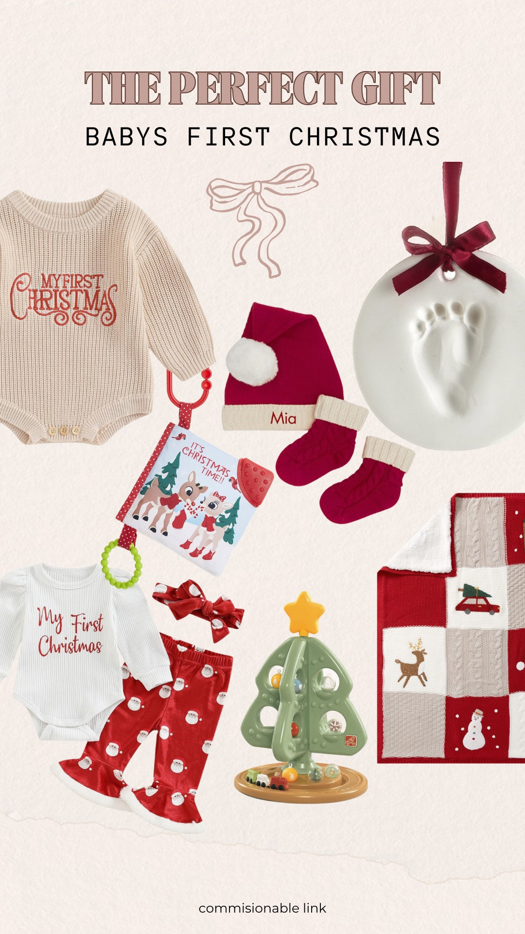 Baby’s first Christmas gift ideas!

	•	Baby’s first Christmas gifts
	•	First Christmas gift ideas
	•	Personalized baby Christmas gifts
	•	Baby’s first Christmas ornament
	•	Baby’s first Christmas keepsake
	•	Unique gifts for baby’s first Christmas
	•	First Christmas plush toys
	•	Baby’s first Christmas outfit
	•	Memory books for baby’s first Christmas
	•	Baby milestone gifts for Christmas
	•	First Christmas photo frame
	•	Custom baby Christmas gifts
	•	Baby Christmas gift sets
	•	Baby’s first Christmas stocking
	•	Baby handprint ornament
	•	Baby’s first Christmas blanket
	•	Soft toys for baby’s first Christmas
	•	Baby’s first Christmas books
	•	Sentimental gifts for baby’s first Christmas
	•	Holiday-themed baby clothes
	•	Baby’s first Christmas jewelry
	•	Keepsake gifts for first Christmas
	•	Baby’s first Christmas hat or bib
	•	Personalized baby’s first Christmas gift box
	•	First Christmas milestone cards
	•	Baby’s first Christmas onesie

#LTKBaby #LTKGiftGuide #LTKHoliday