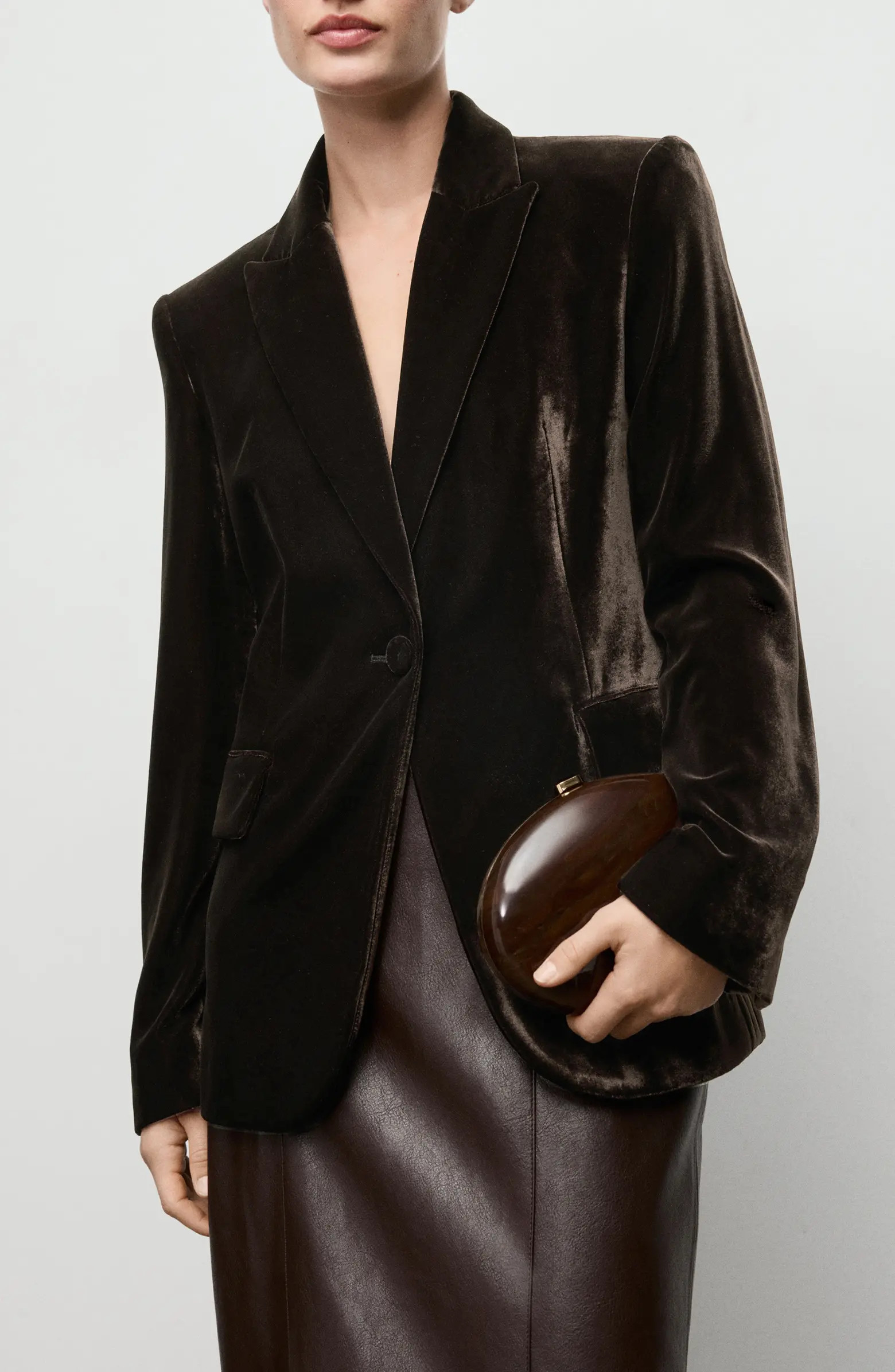 Structured Velvet Blazer | Nordstrom