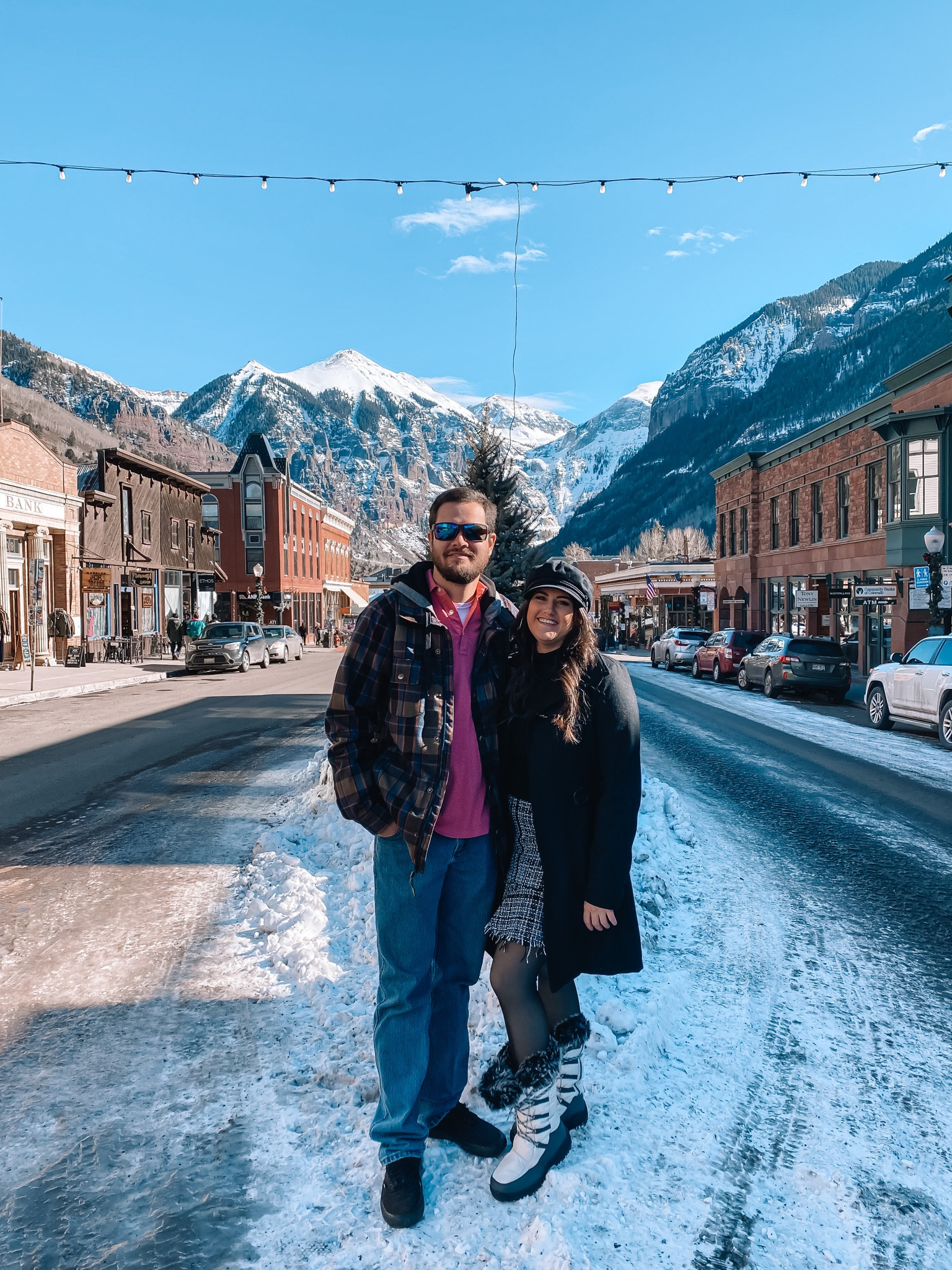 Telluride, snow, black and white outfit, black outfit, winter outfit, winter style, winter fashion, Colorado

#LTKHoliday #LTKSeasonal #LTKtravel