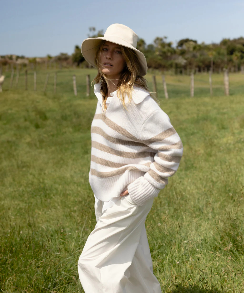 Cashmere Phoebe Polo | Jenni Kayne