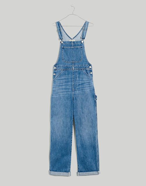 Oversized Carpenter Overalls in Ivywood Wash | Madewell