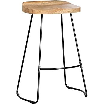 MH London Counter Stool - Perrin Counter Stool. Exclusively Designed Hand Crafted Stools Solid W... | Amazon (US)