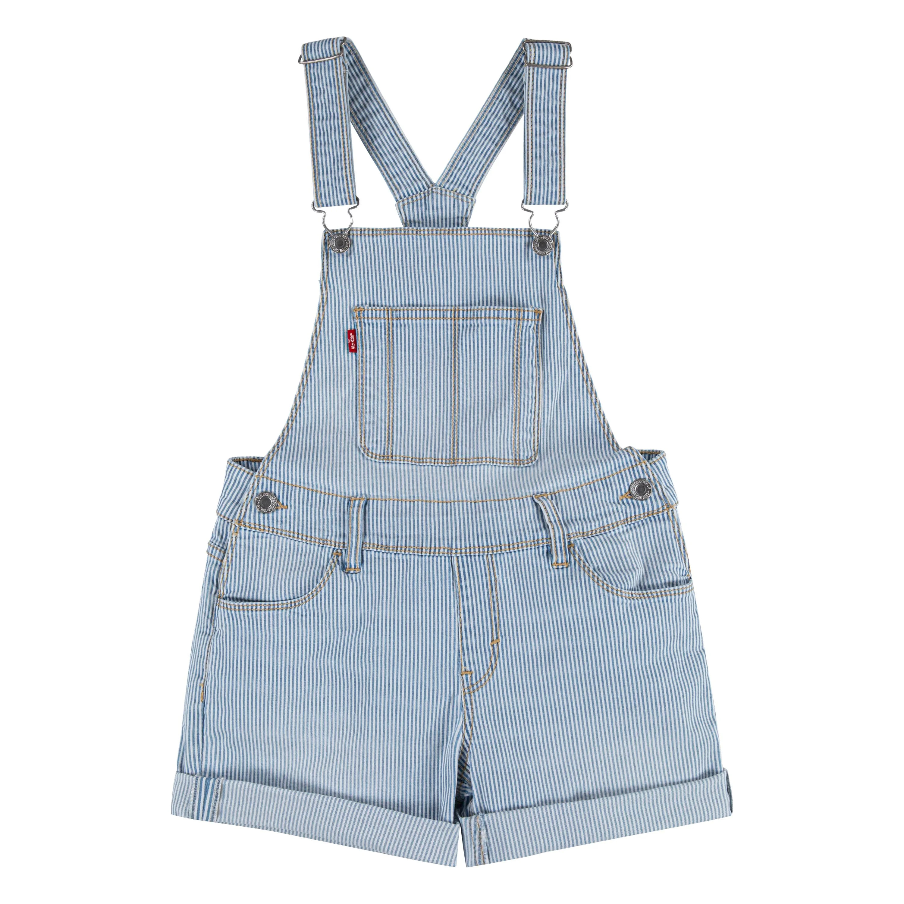 Levi's Toddler Girls' Denim Shortalls, Sizes 2T-4T - Walmart.com | Walmart (US)