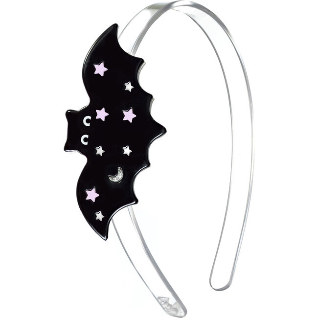Starry Bat Headband, Black | Maisonette