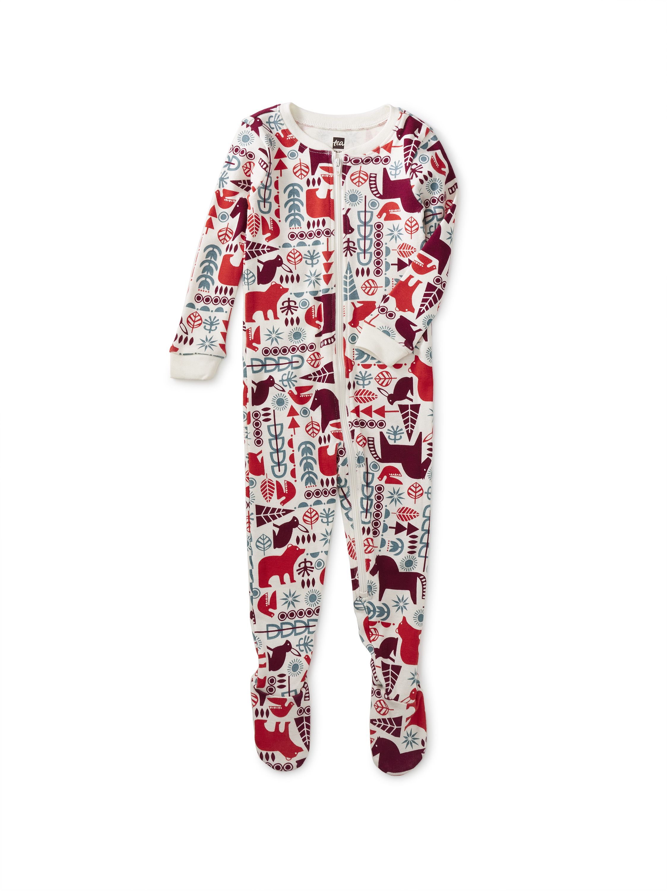 Night Night Footed Baby Pajama | Tea Collection