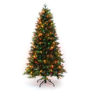 Martha Stewart Green Spruce Artificial Christmas Tree with Clear/White Lights | Wayfair | Wayfair North America