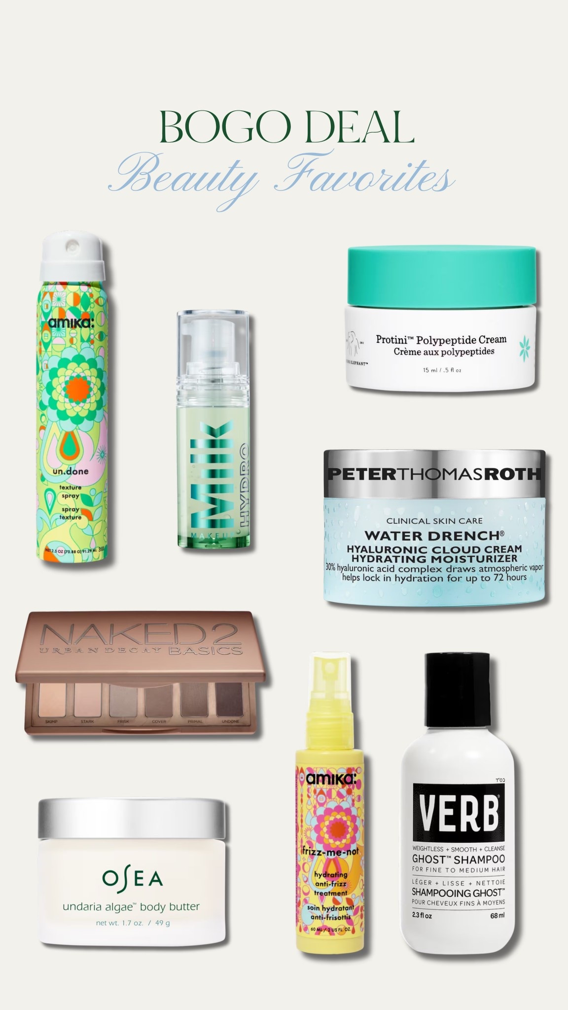 BOGO deal on some of my beauty favorites!! Grab this deal while you can!!

#LTKSaleAlert #LTKselfcare #LTKgrwm