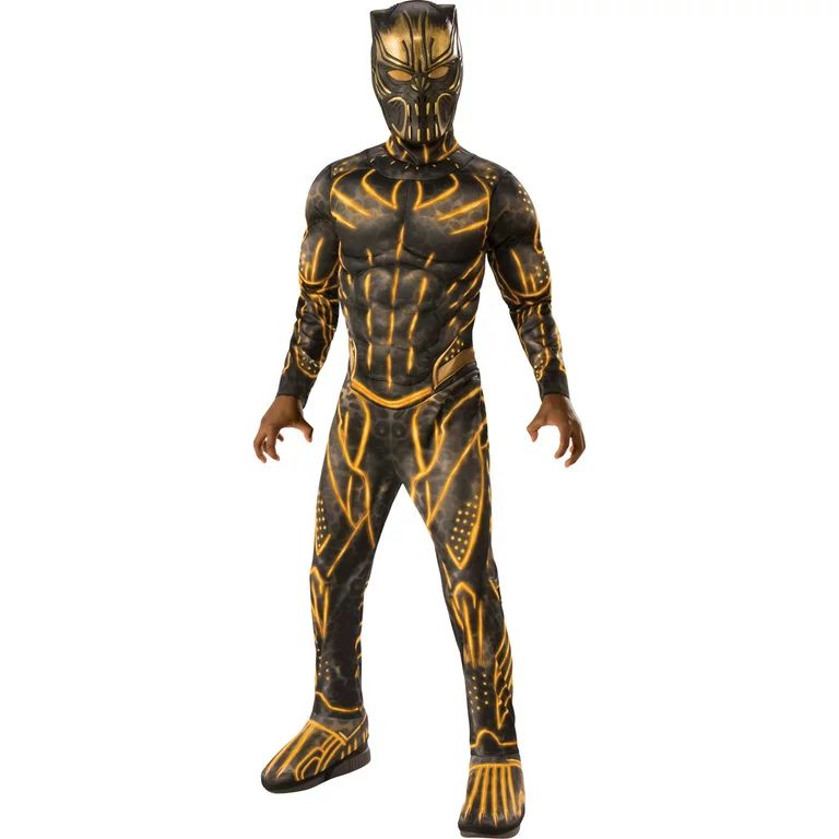 Rubie's Marvel Black Panther Movie Erik Killmonger Battle Deluxe Boy's Halloween Fancy-Dress Cost... | Walmart (US)