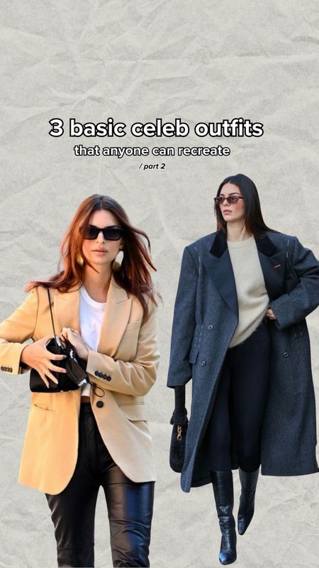 3 basic celeb outfits that anyone can recreate! 🌟 get inspired by the most fashionable celebs and your wardrobe basics! 🫶🏼

#LTKstyletip #LTKVideo