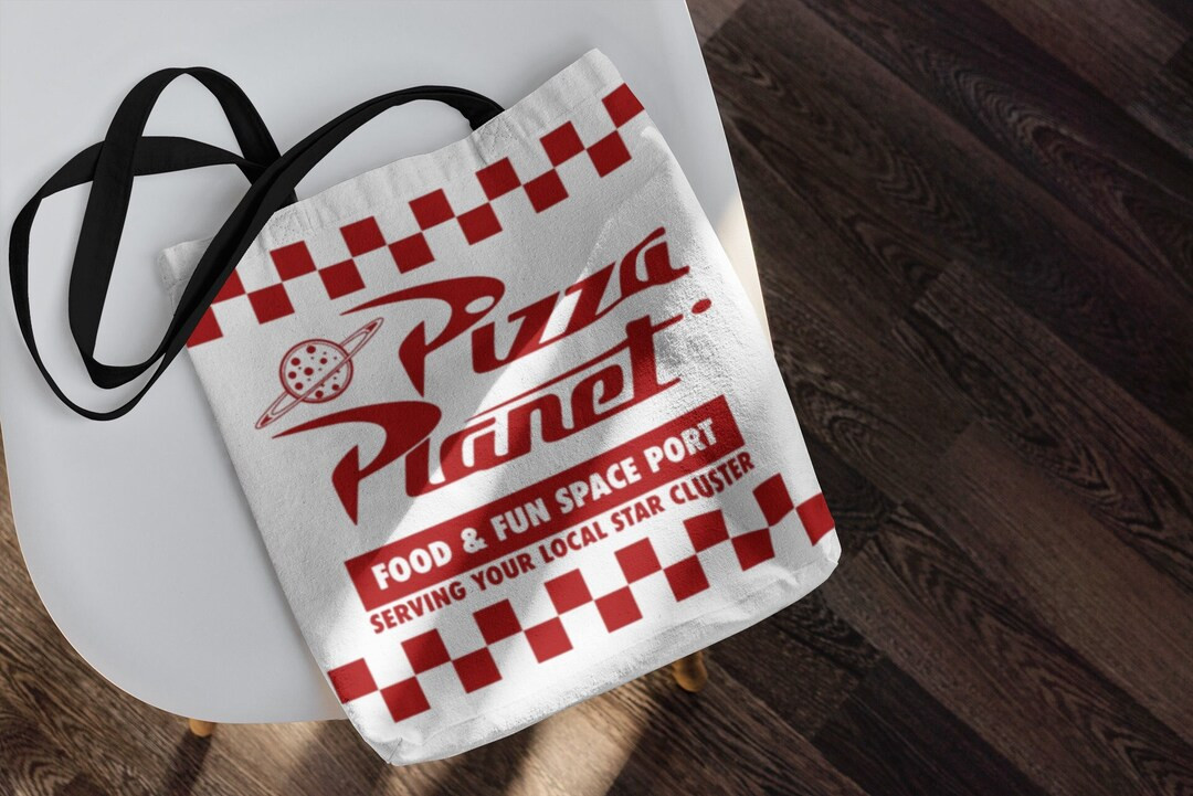 Pizza Planet Tote Bag (AOP), Pizza Planet Bag, Disney Pizza Planet Carry Bag,alien Pizza Planet,p... | Etsy (US)