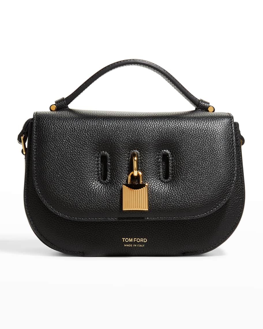 TOM FORD Padlock Leather Crossbody Bag | Neiman Marcus