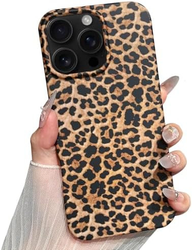 Jmltech Cheetah Phone Case for iPhone 16 Pro Max Case Retro Women Cute Shockproof Leopard Aesthet... | Amazon (US)
