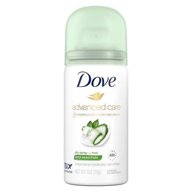 Dove Beauty Essentials Deodorants Body Spray - Trial Size - 1oz | Target