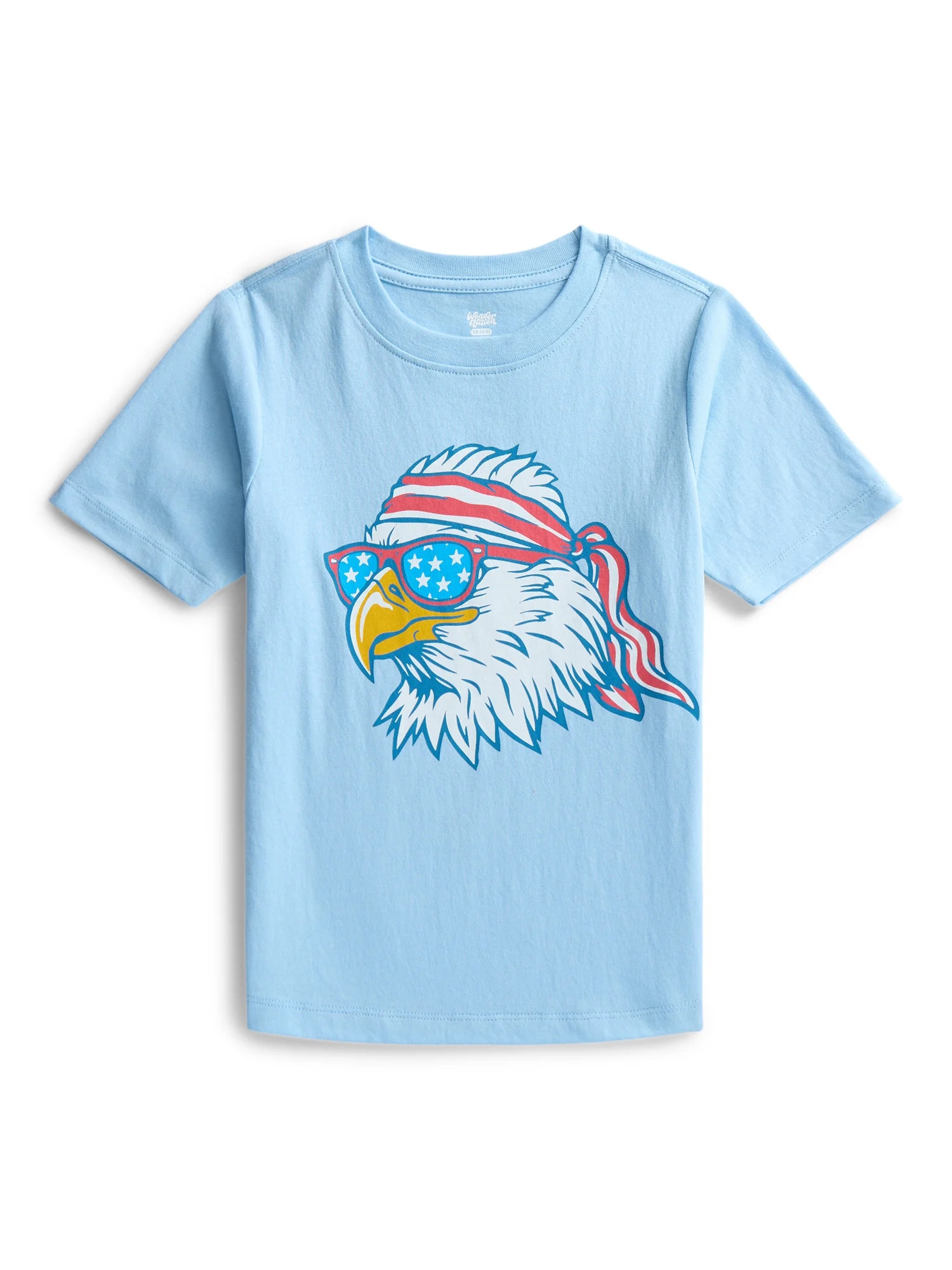 Wonder Nation Boys Americana Bird Graphic T-Shirt, Sizes 4-18 - Walmart.com | Walmart (US)