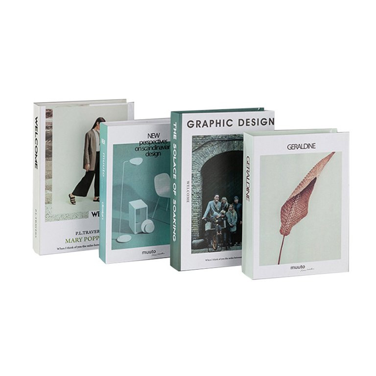 Decorative Books Fake Books Modern Book Decoration Book Box Desktop Random Style Delivery Home De... | Walmart (US)