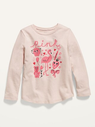 Long-Sleeve Graphic Tee for Toddler Girls | Old Navy (US)