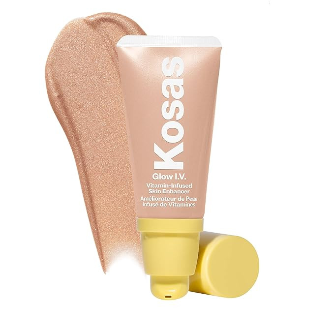 Kosas Glow I.V. Vitamin-Infused Skin Enhancer Face Makeup - Tinted Beauty Highlighter for a Healt... | Amazon (US)