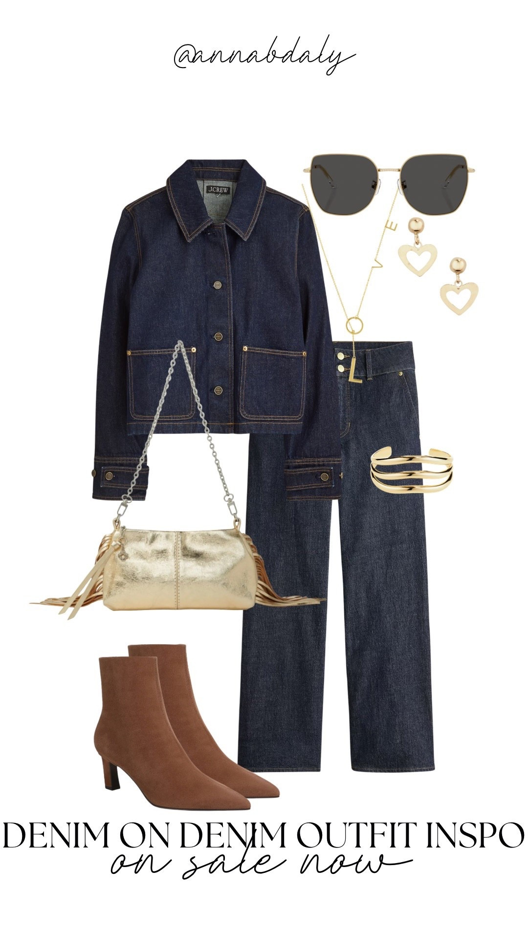 Denim on denim outfit inspo on sale!

#LTKootd #LTKSeasonal #LTKSaleAlert
