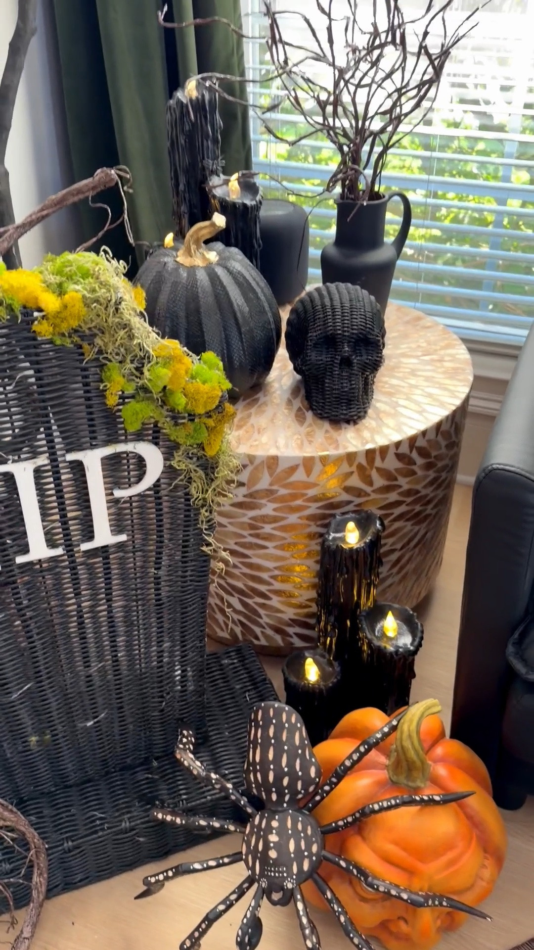 Spooky Season is Upon Us.  Don’t you love this side table look?

#LTKSeasonal #LTKHome #LTKvlog