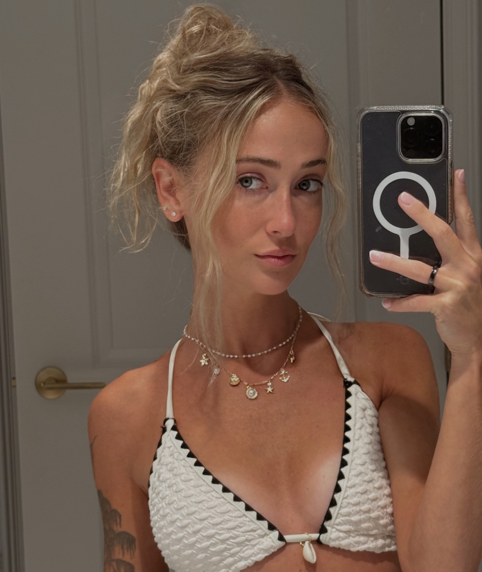 Seashells were the perfect addition this summer! The necklace was on sale and the swim suit was super affordable 🥥🐚🌴

#LTKSeasonal #LTKSwim #LTKTravel