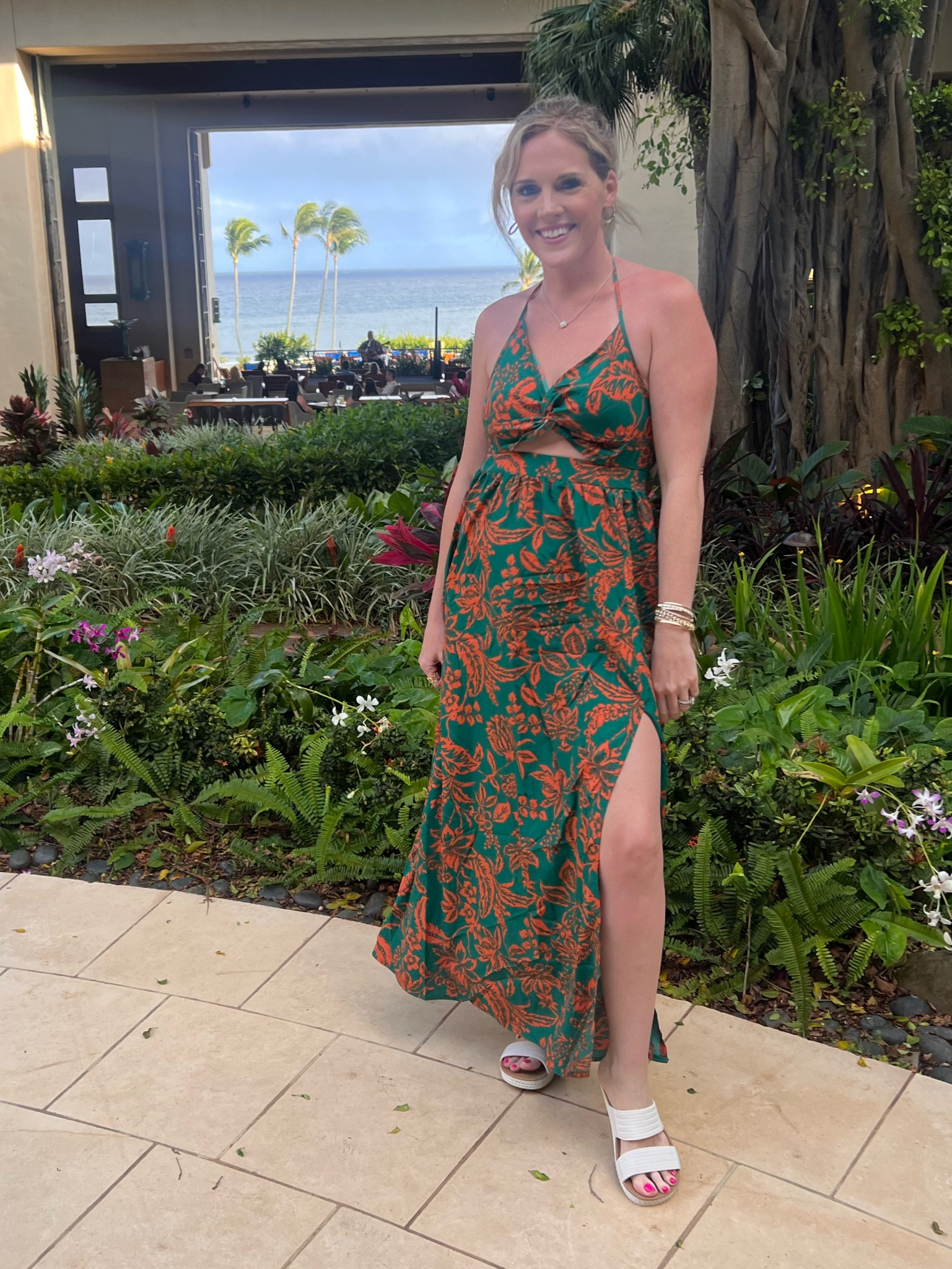 Shein tropical print dress 
Vacation dress
Summer dress 
Floral dress 


#LTKunder50 #LTKsalealert #LTKSeasonal