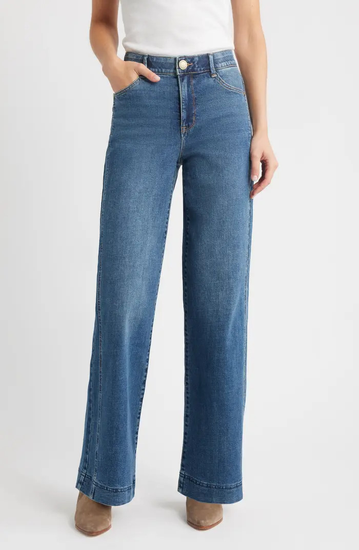 Wit & Wisdom Gracie 'Ab'Solution Skyrise Wide Leg Jeans | Nordstrom | Nordstrom
