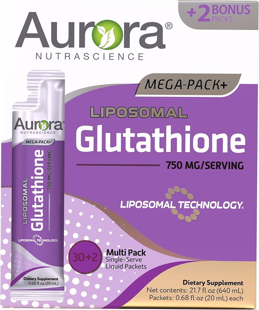 Aurora Nutrascience Mega-Liposomal Liquid Glutathione, Immune & Antioxidant Gut Health Support Su... | Amazon (US)