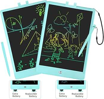 PYTTUR 10 Inch LCD Writing Tablet for Kids 2 Pack Reusable Drawing Tablets for Kids Colorful Writ... | Amazon (US)
