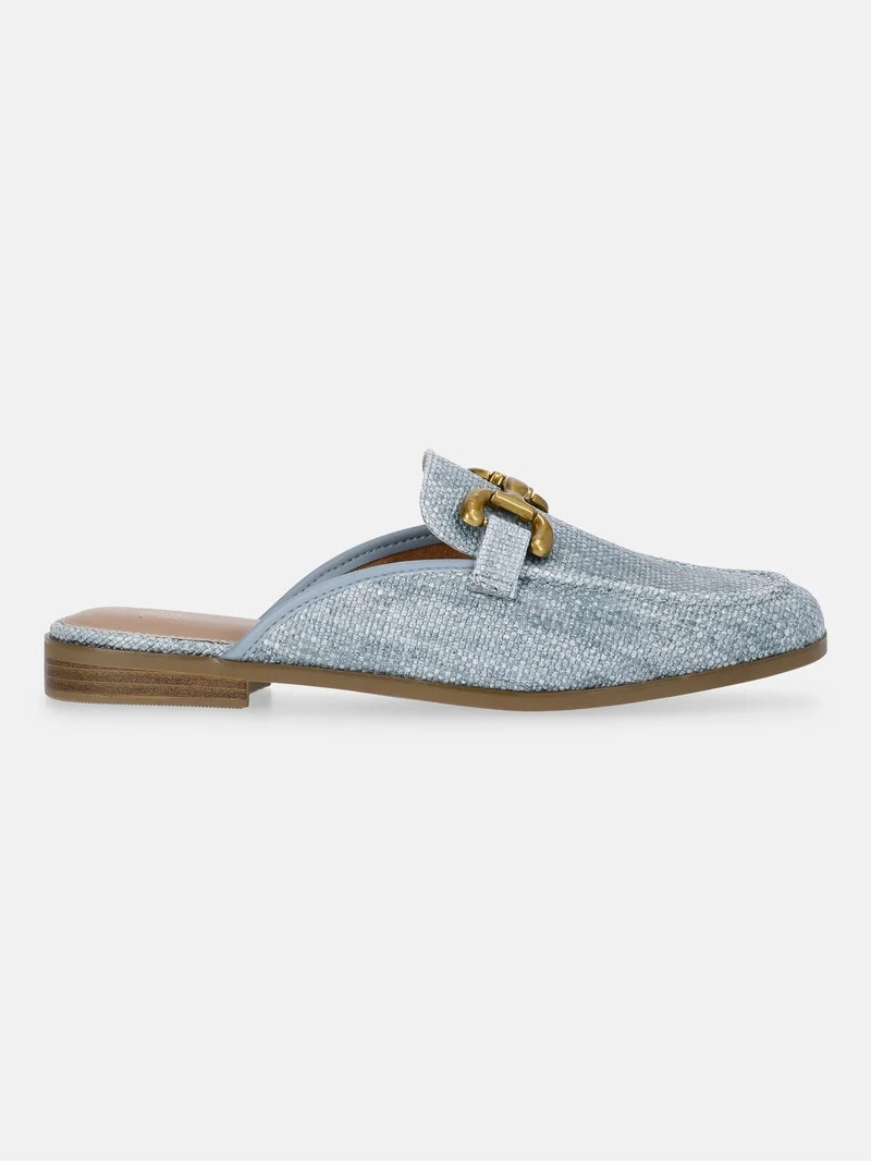 Time and Tru Women's Buckle Loafer Mules | Walmart (US)