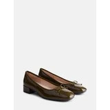 Scenario Women's Low Heel Faux Croc Ballet Flats | Walmart (US)