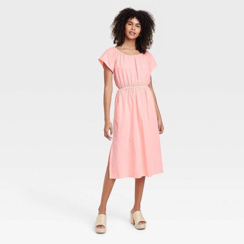 Women's Short Sleeve Back Cut Out Dress - Universal Thread™ | Target