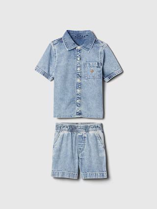 babyGap Denim Outfit Set | Gap (US)