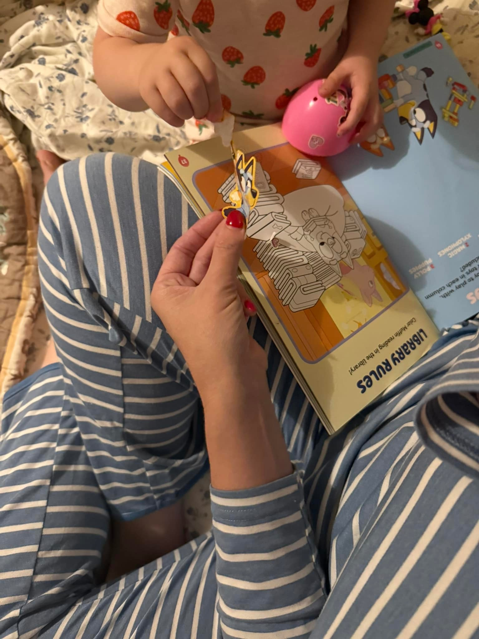 Matching stripes for cozy nights 💙 These soft + breathable pajamas are made from 95% cotton, making them perfect for snuggly story time, playtime, and everything in between. Lightweight, comfy, and mom-approved for all seasons—you’ll reach for them again and again.

#LTKFamily #LTKcozy #LTKunder50 #LTKStyle #MatchingPajamas #LTKFallFavorites #AmazonFinds #LTKhome #LTKkids #LTKmomstyle 

#LTKFindsUnder50 #LTKBump #LTKSeasonal