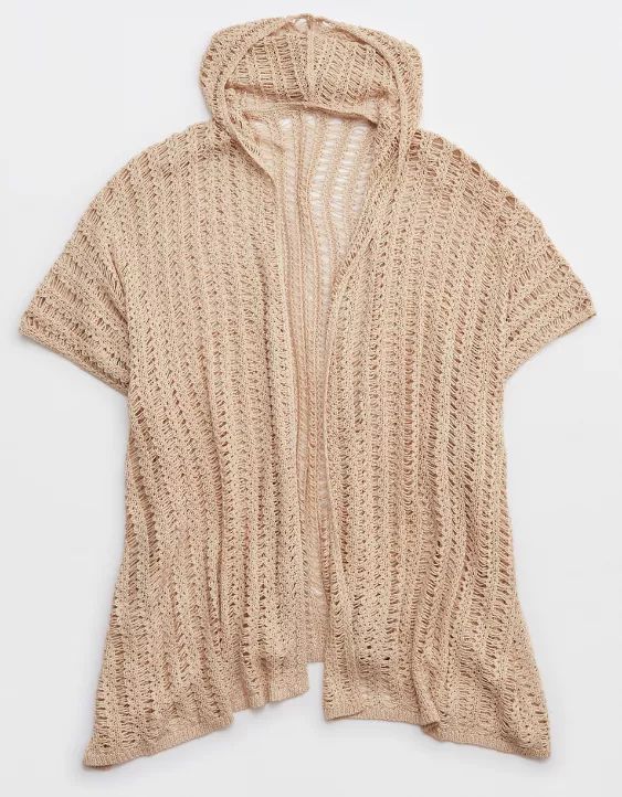 Aerie Hooded Sweater Cape | Aerie