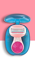 Gillette Venus Travel Kit, Comfortglide White Tea, Women’s Razor Blades, Handle plus 3 Refills ... | Amazon (US)