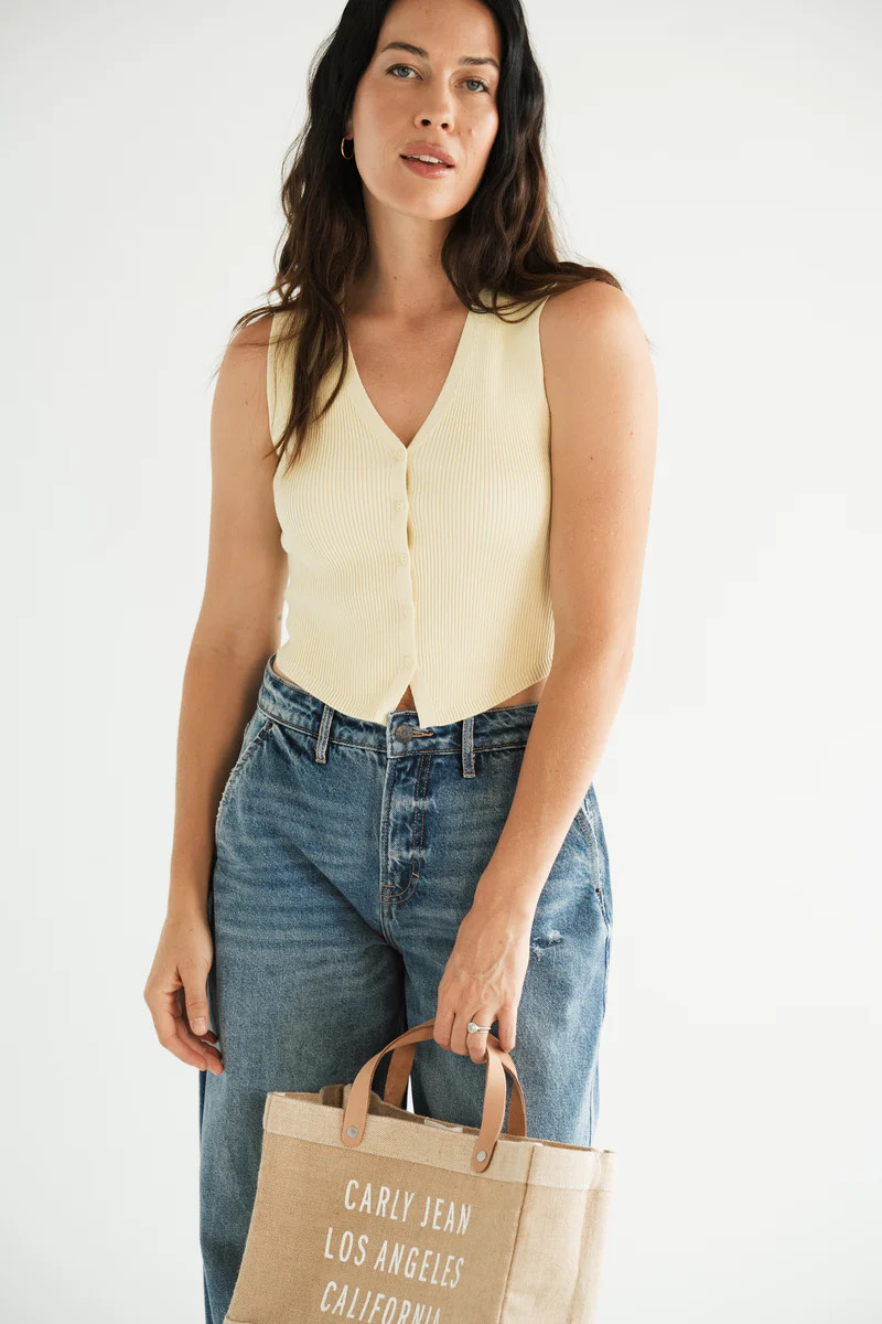 Zoe Knitted Tank | Carly Jean Los Angeles