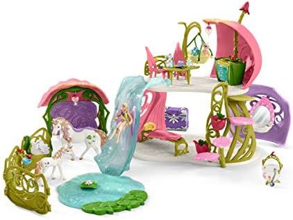 Schleich bayala, Fairy and Unicorn Gifts for Girls and Boys, Glittering Flower Dollhouse with Fai... | Amazon (US)
