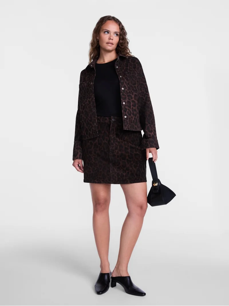 Scenario Women's and Women's Plus Corduroy Mini Skirt, 17" Length, Sizes 0-28 | Walmart (US)