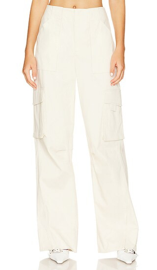Ashlen Stretch Cotton Cargo Pants in Khaki Beige | Revolve Clothing (Global)