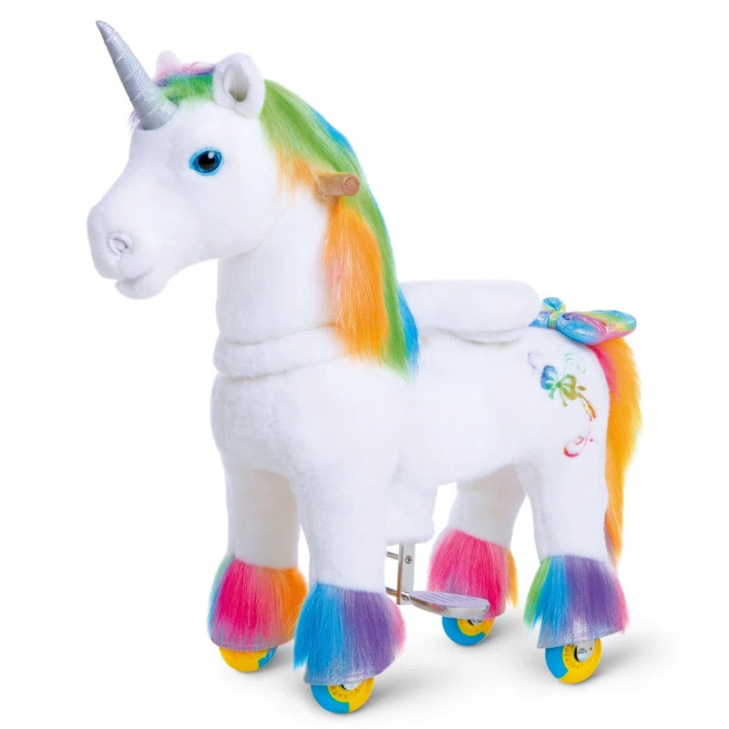 Unicorn Ride On Toy Rainbow Model X | Wayfair North America