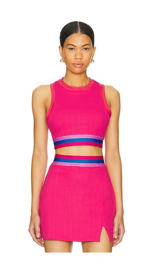BEACH RIOT Gwen Top in Pink. - size L | Revolve Clothing (Global)