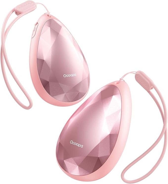 OCOOPA Women Rechargeable Hand Warmers 2 Pack, Portable, Stylish, Diamond-Shape Magnetic Electric... | Amazon (US)