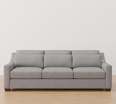 York Slope Arm Deep Seat Upholstered Sofa | Pottery Barn (US)