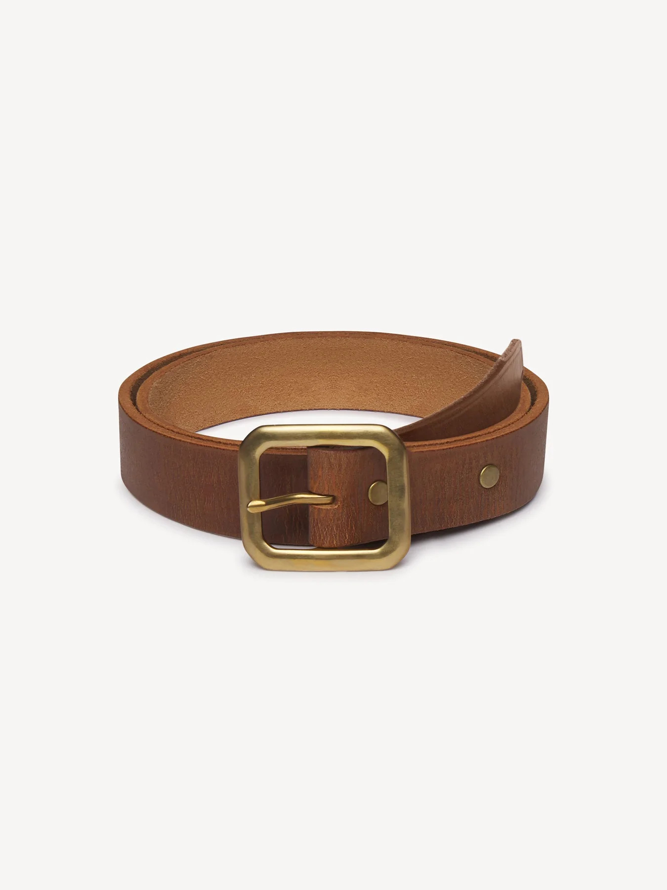 Brown Leather Outpost Belt | Buck Mason | Buck Mason
