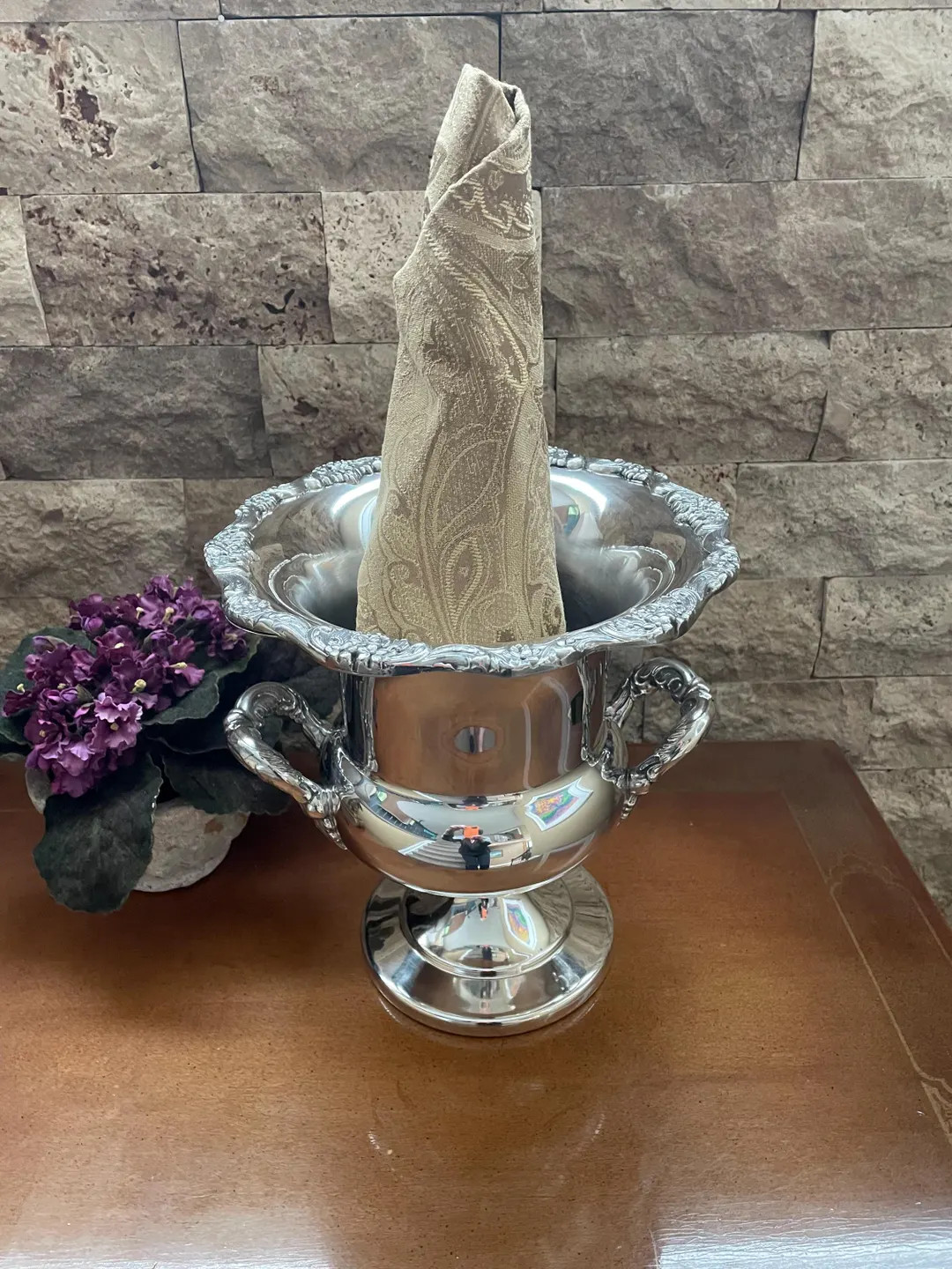 Vintage Towle Silver Plate Champagne Bucket/Vase Nice | Etsy (US)