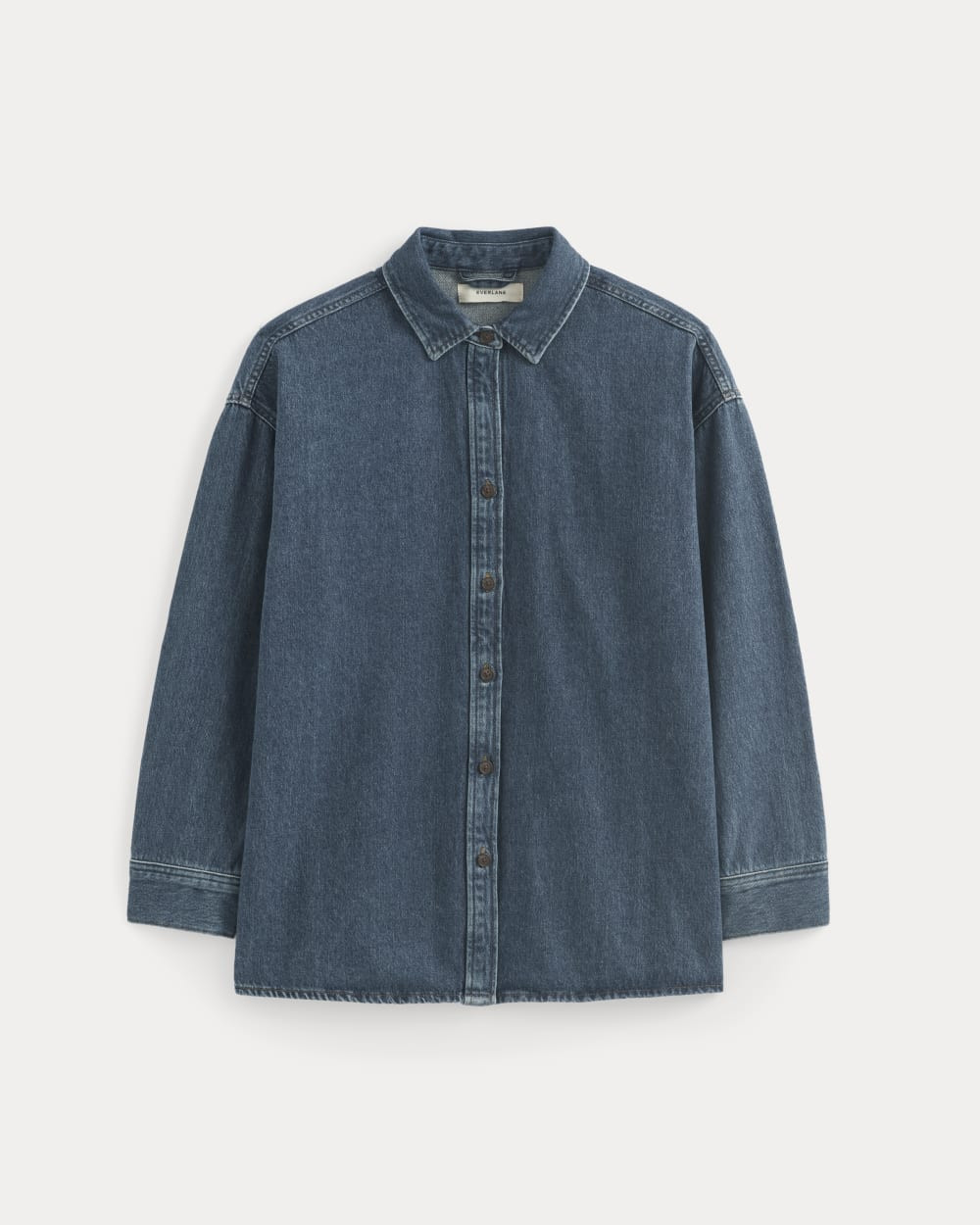 The Oversized Denim Shirt | Tungsten Blue Stone | Everlane