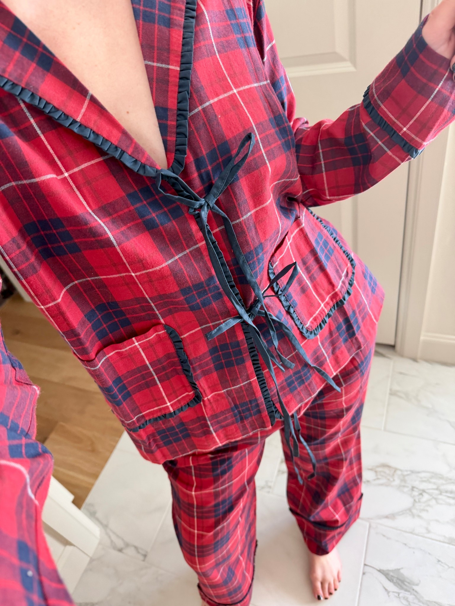 Found the sold out Steffy PJ set from Hill House in stock this morning!!! 

#LTKHoliday #LTKGiftGuide #LTKSeasonal