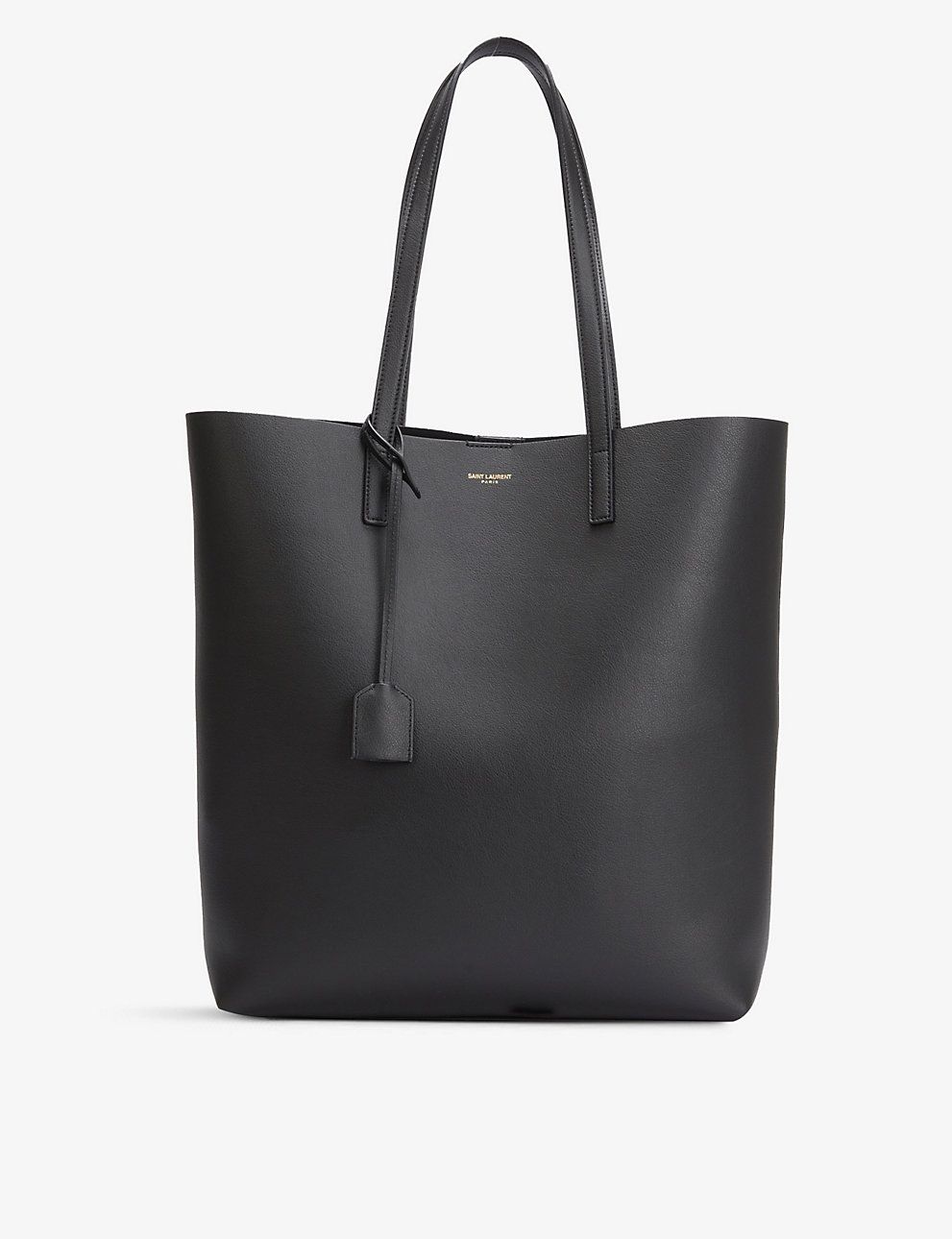 Brand-embossed leather tote bag | Selfridges