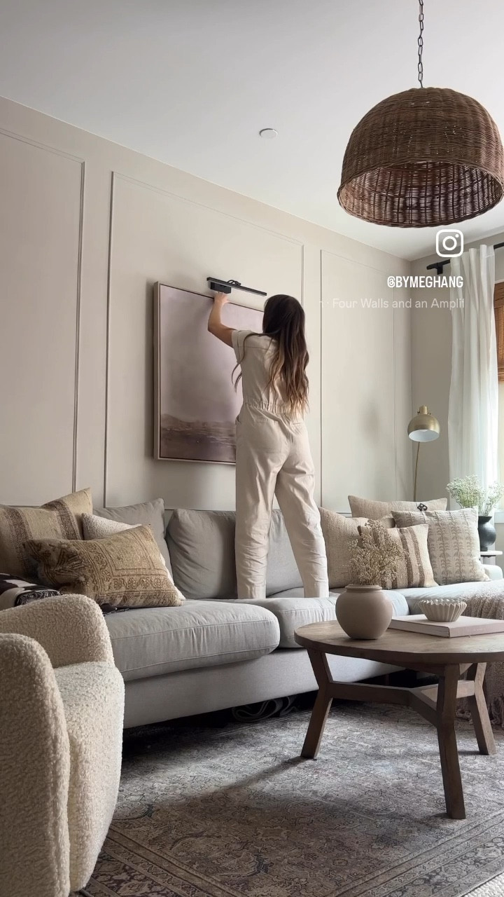 Can you believe this large canvas art is only  $85!!?! It makes such a statement. Living room decor, home decor 

#LTKhome #LTKunder100 #LTKFind