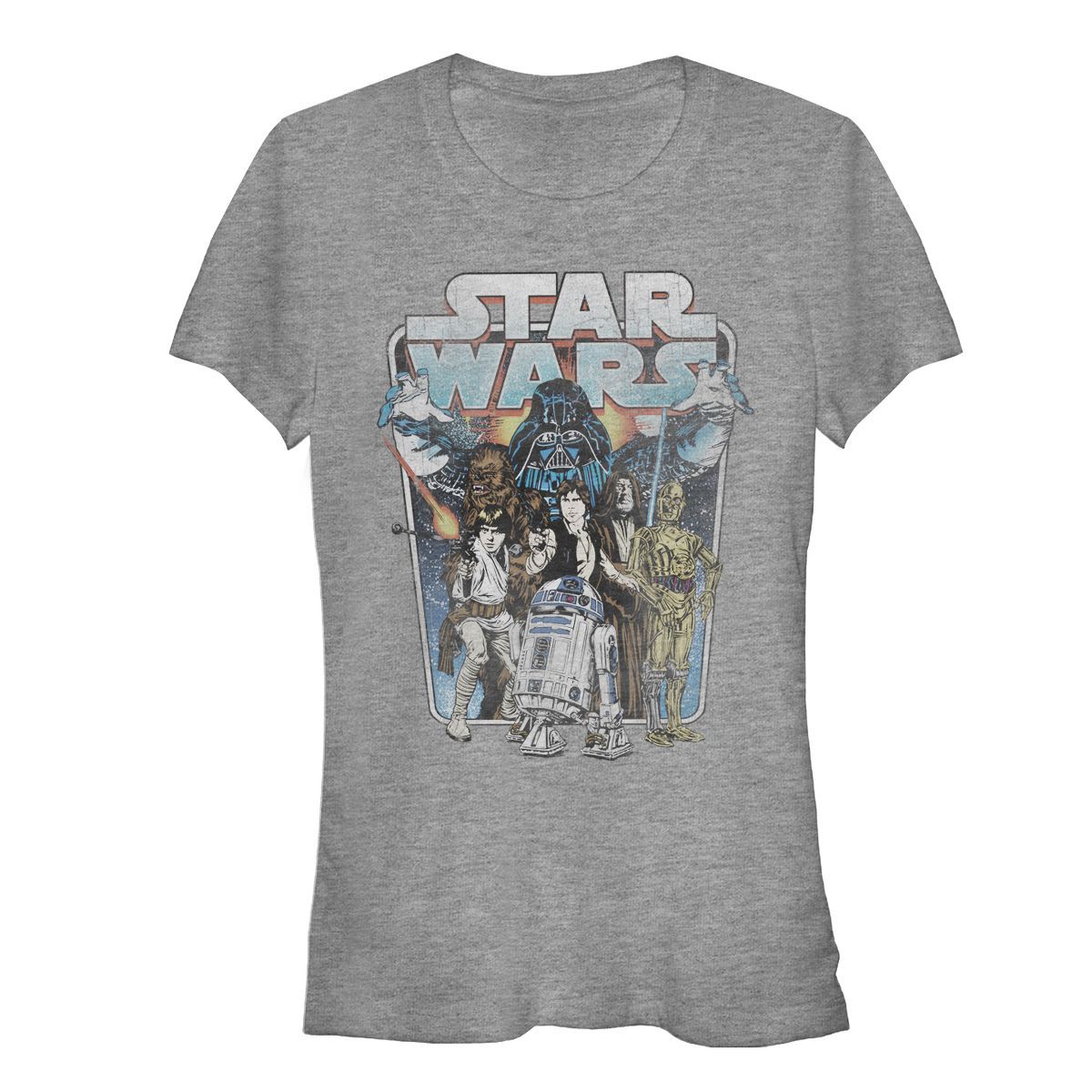 Juniors Womens Star Wars Darth Vader Attack T-Shirt | Target